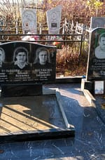 Благоустройство двойного захоронения