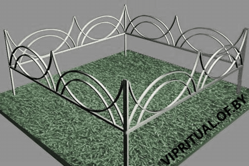 Ограда ритуальная №16
